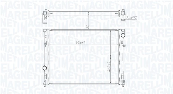 Radiator, engine cooling